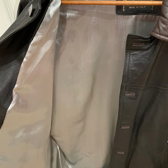 Leather Jacket Italian Made - Picture 3 of 6
